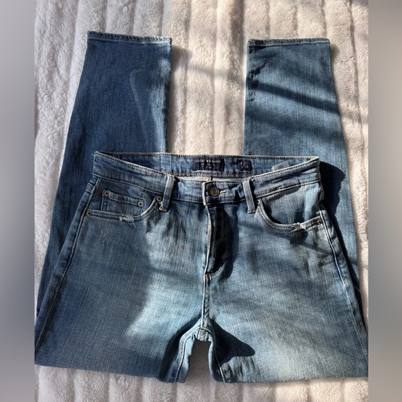 Lucky Brand Jeans Siena Boyfriend Mid Rise Jeans SZ 6/28 Azure Bay Wash - Picture 16 of 16